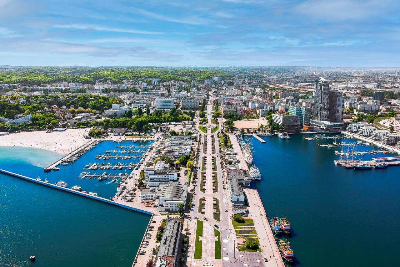 Ferienwohnung Yacht Park Marina by AmberBlue Gdynia Exterior foto