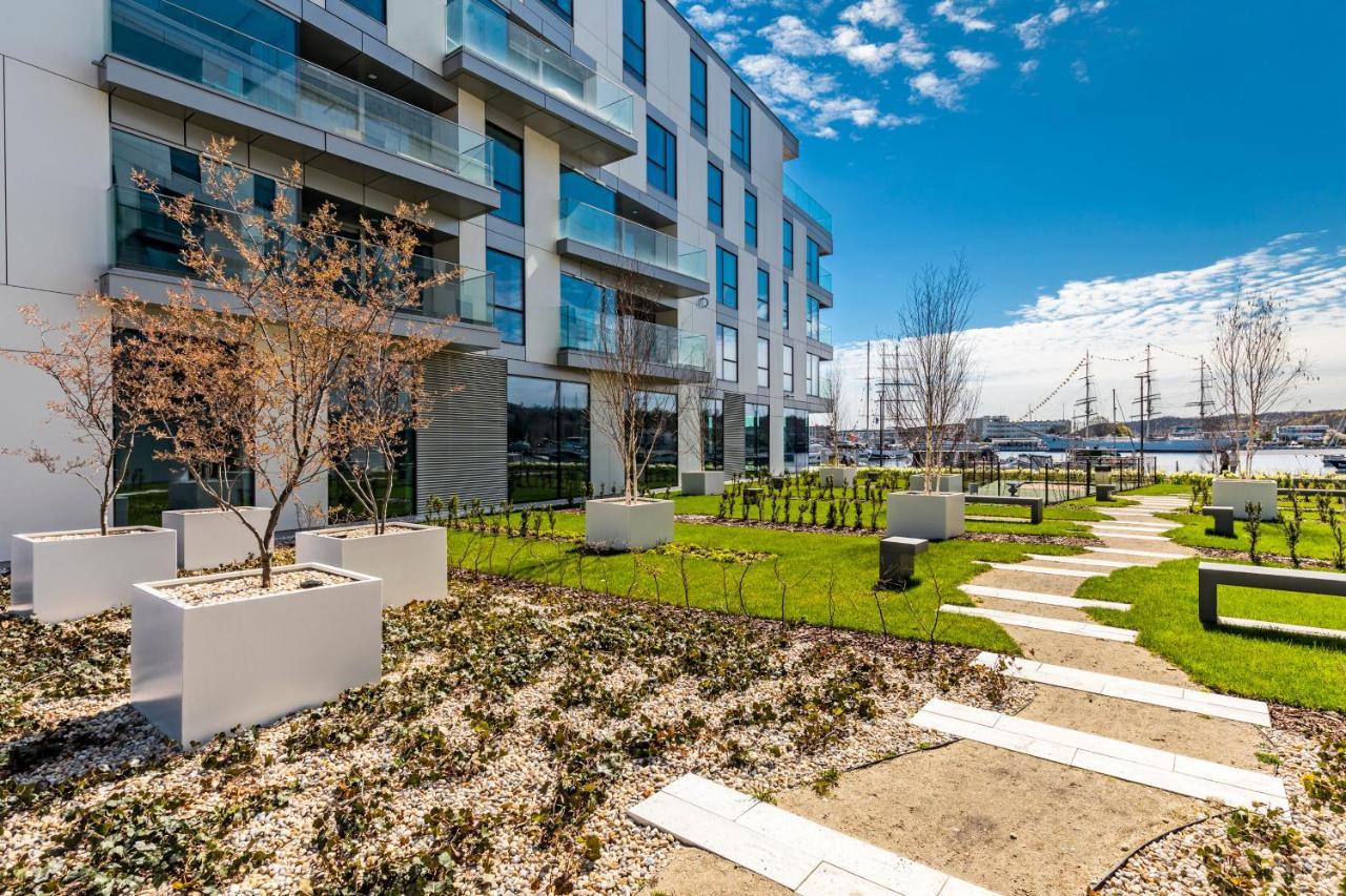 Ferienwohnung Yacht Park Marina by AmberBlue Gdynia Exterior foto